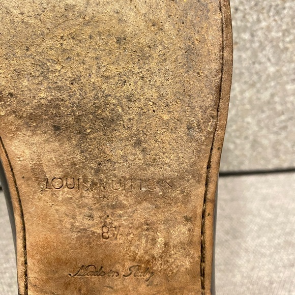 Louis Vuitton Leather Loafer Slip On Mens - Picture 8 of 13